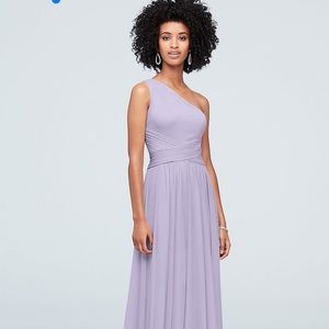 David’s Bridal Iris One-Shoulder Bridesmaid Dress